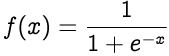 image illustrating an equation for the sigmoid function